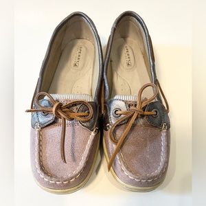 Sperry top-sider Angelfish linen/oat women’s boat shoes size 5.5 or 3.5 youth